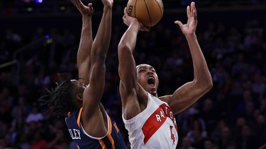 Raptors se recuperan en tiempo extra y superan a los Knicks