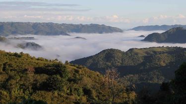 se siente el frio navideno en la montana