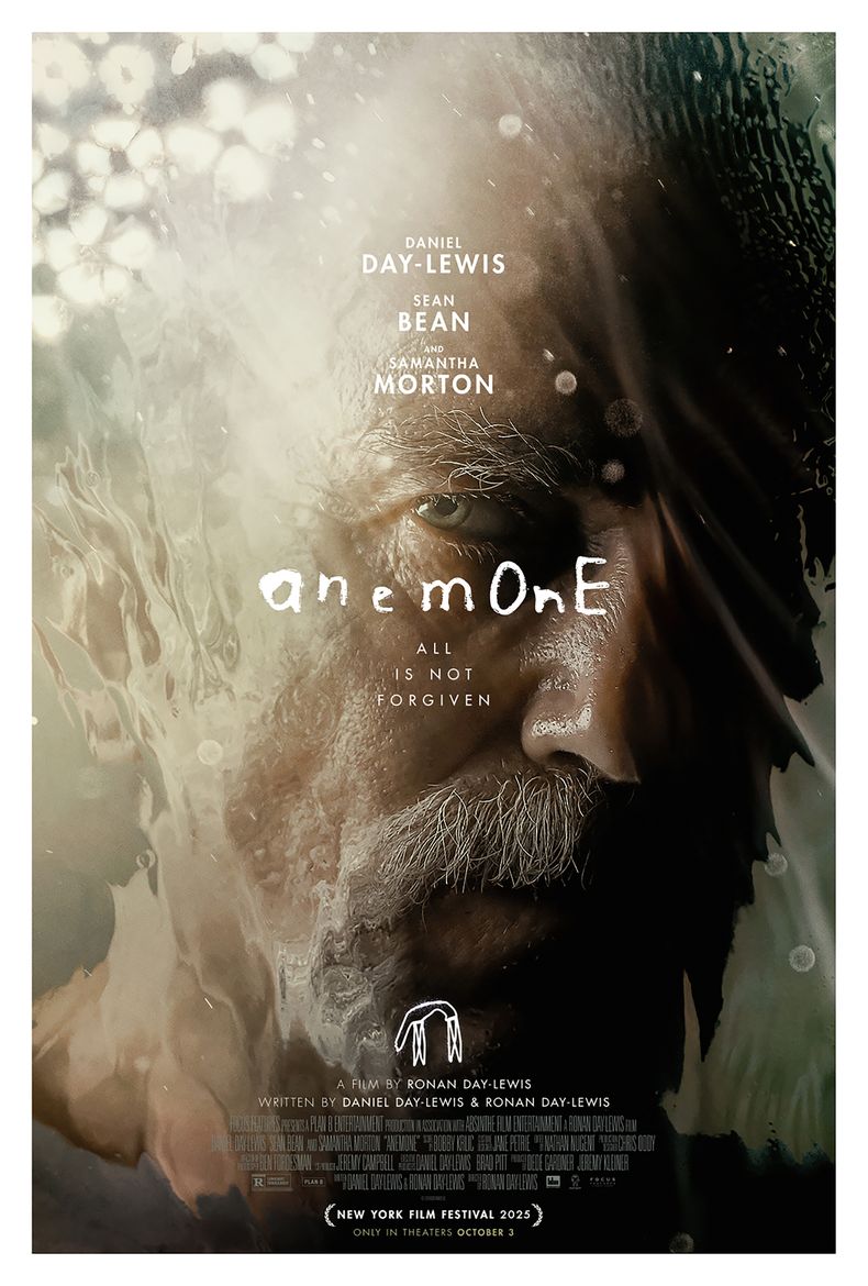 Esta imagen publicada por Focus Features muestra el arte promocional de la película Anemone. (Focus Features via AP)