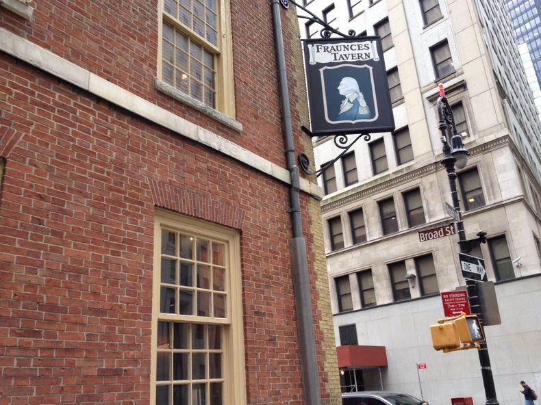 Restaurante Fraunces Tavern, en el bajo Manhattan.