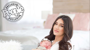 maria arias presenta a su bebe, la hija de jose fernandez