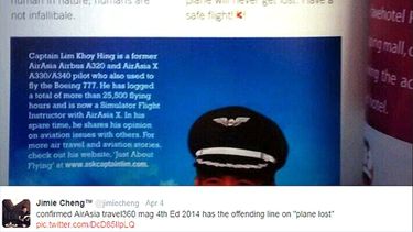 la fatidica promesa que airasia hacia en su revista a los pasajeros