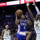 Sin Embiid, 76ers superan en tiempo extra a los Pacers