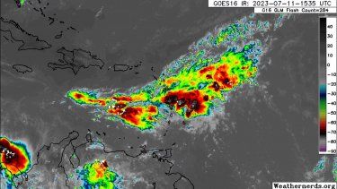 Onda tropical provocará condiciones tormentosas el miércoles en múltiples pueblos