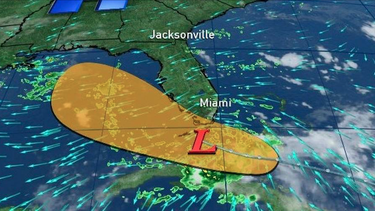 el sur de florida no padecera un ciclon, pero si fuertes lluvias