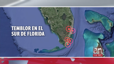 se desconoce la causa de temblor de tierra en el condado miami-dade