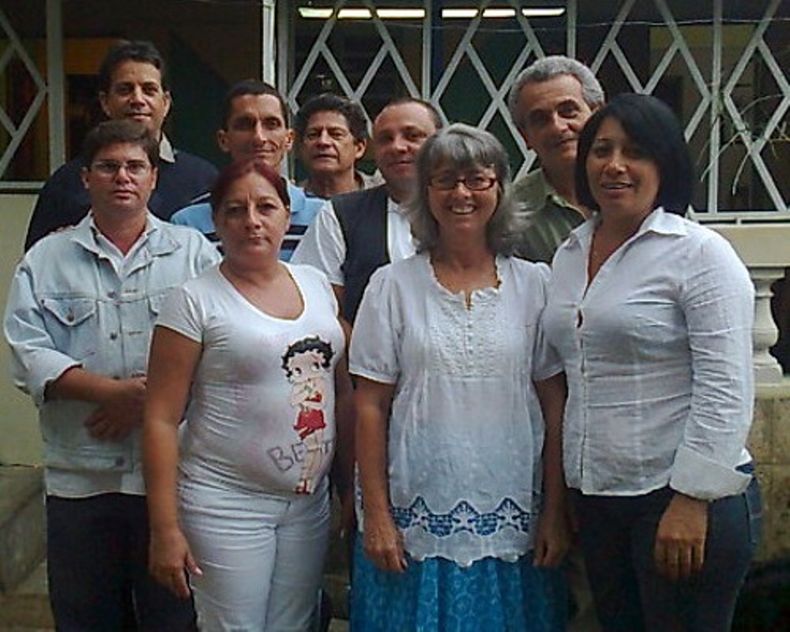 Miembros de la Asociación Pro Libertad de Prensa (APLP).