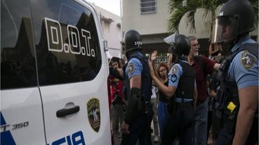 lista la policia para la protesta del lunes
