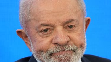 El presidente de Brasil Luiz Inacio Lula da Silva asiste a un evento en el palacio presidencial de Planalto en Brasilia, Brasil, el miércoles 23 de julio de 2025. (AP Foto/Eraldo Peres)