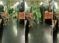 asi fue el violento ataque de la pandilla de los duendes verdes en el metro de nueva york