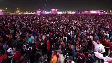 Empujones con policía qatarí en festival de aficionados
