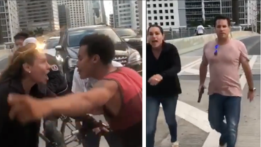 comparece en corte hombre que salio en defensa de una mujer en brickell con pistola en mano