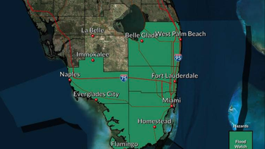 alerta de inundacion en el sur de la florida hasta las 3:00 p.m. aviso vigente hasta el martes
