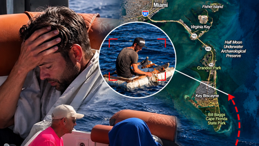 Deportan a Cuba al balsero rescatado en una diminuta balsa frente a Key Biscayne, Miami