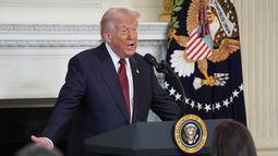 El presidente Donald Trump en un evento en la Casa Blanca en Washington el 5 de noviembre del 2025. (AP foto/Evan Vucci)