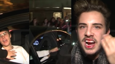 justin bieber le pego a un fanatico en barcelona y lo dejo sangrando