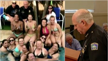 perdonan al jefe de la policia de coral gables que aparecio uniformado en una fiesta con mujeres y piscina