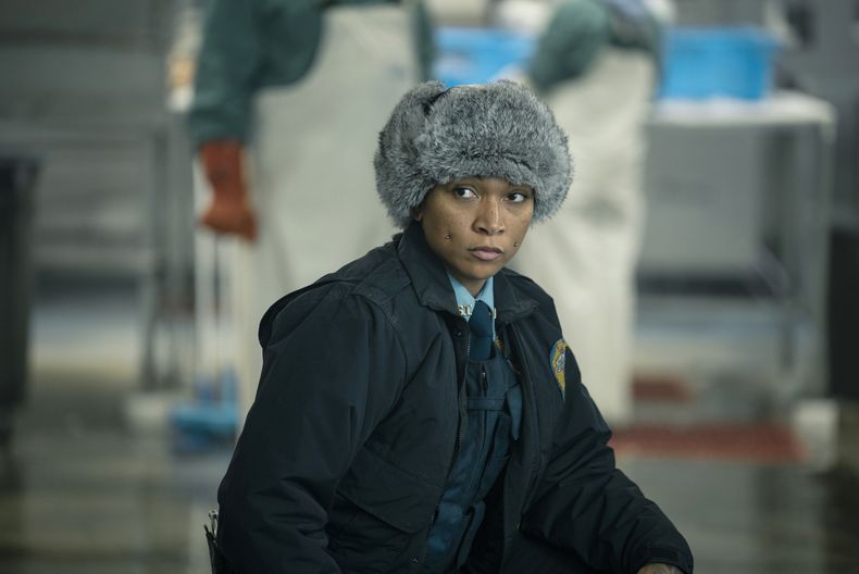En esta imagen proporcionada por HBO, Kali Reis en una escena de True Detective: Night Country. (HBO vía AP)