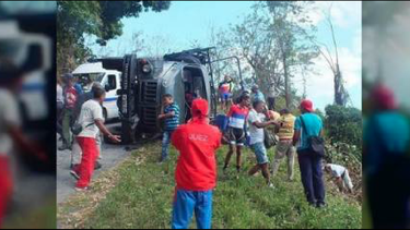 un tercer accidente esta semana, esta vez en la gran piedra, deja 20 personas heridas