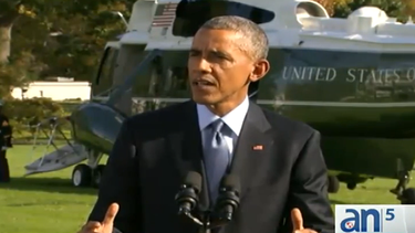 americateve | El mandatario dijo que Estados Unidos ha tomado el liderazgo en los esfuerzos por combatir el brote del virus en África Occidental enviando personal médico experimentado y equipos a las zonas afectadas donde ya se ha visto progreso.