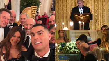 cristiano ronaldo cena con trump en la casa blanca como parte de la delegacion saudi