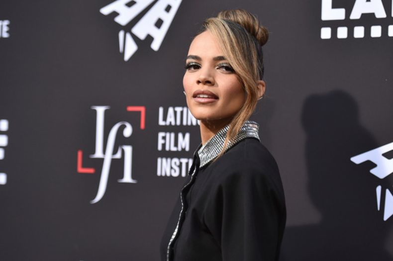 ARCHIVO - Leslie Grace llega a una función de “In the Heights” en el Festival Internacional de Cine Latino de Los Ángeles el 4 de junio de 2021 en el Teatro Chino TCL en Los Ángeles. (Foto Richard Shotwell/Invision/AP, archivo)