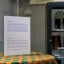 Una exhibición con artefactos en una iglesia en Londres el 6 de septiembre del 2026. (AP foto/Alberto Pezzali)