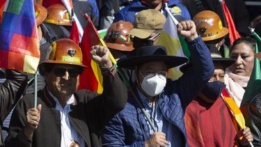 Bolivia: Presidente Arce lidera marcha de sectores afines