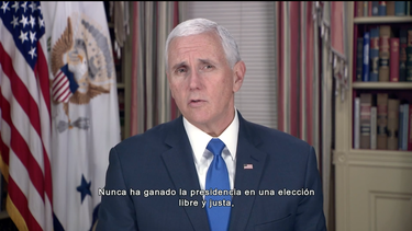 mike pence envia mensaje a los venezolanos