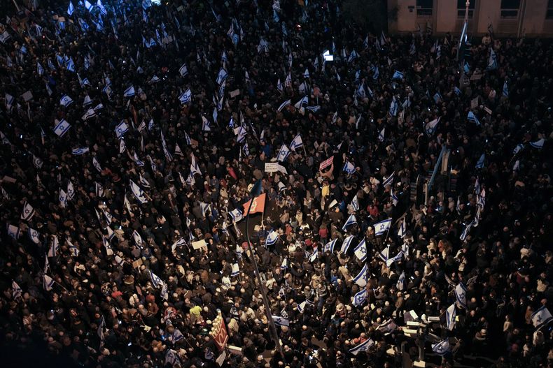 MOR-GEN ISRAEL-PROTESTAS
