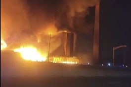 un incendio arrasa una planta quimica en nueva jersey