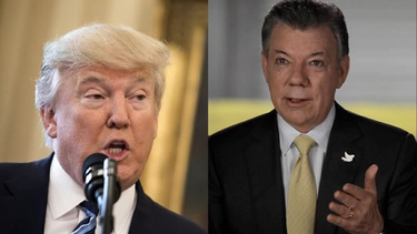 trump vs santos: el huracan de las guerrillas y el impacto de las drogas