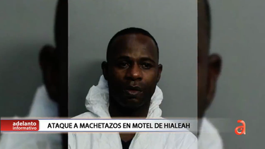 tras las rejas un cubano por atacar a machetazos a un huesped de un motel de hialeah
