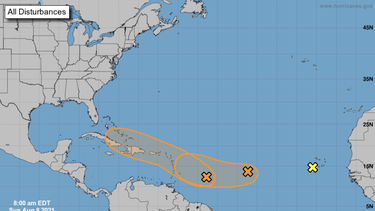 se prenden las alarmas por disturbio en el caribe que podria convertirse en depresion tropical