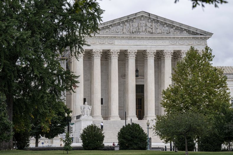 La Corte Suprema, el lunes 25 de septiembre de 2023, en Washington. (AP Foto/J. Scott Applewhite)
