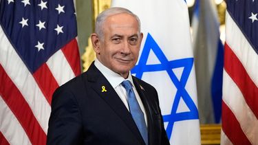 El primer ministro israelí Benjamin Netanyahu en la Casa Blanca en Washington el 25 de julio del 2024. (AP foto/Julia Nikhinson)