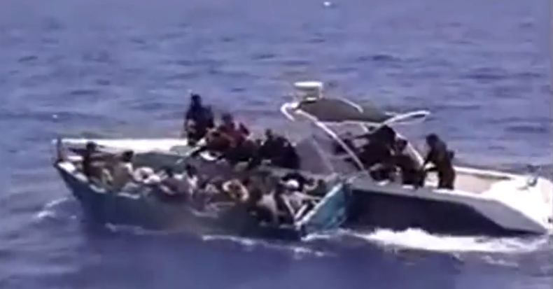 Un grupo de cubanos de San Miguel del Padrón fueron interceptados por guardia costera de Cuba. Mira el video: