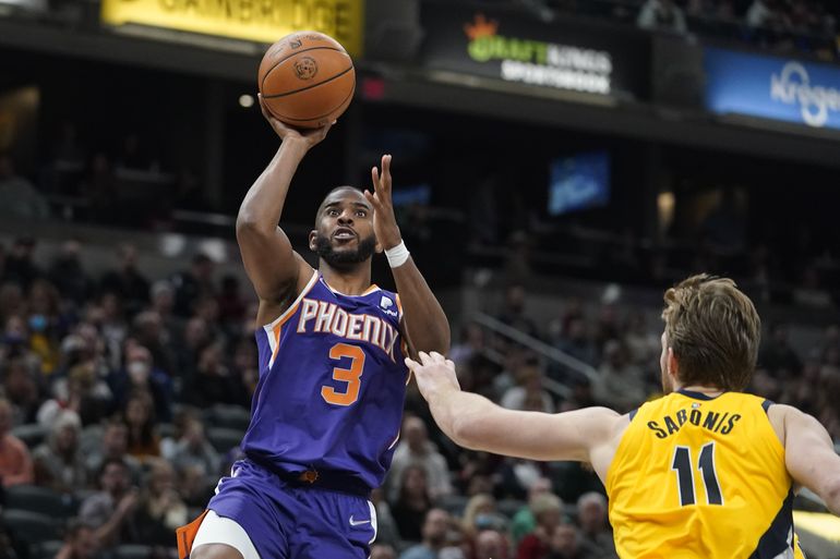 Los Suns, líderes de la NBA, vencen 112-94 a Pacers