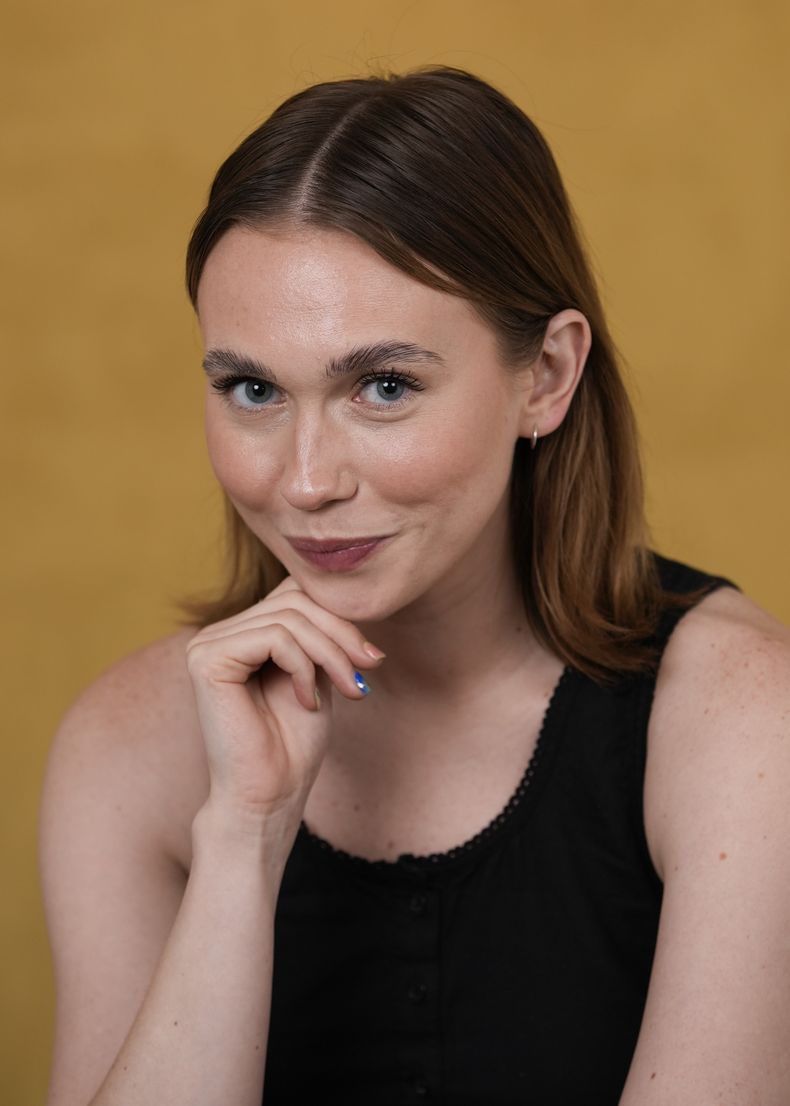 La actriz y comediante canadiense Veronika Slowikowska posa para un retrato el viernes 17 de mayo de 2024 en Los Ángeles. (Foto AP/Ashley Landis)