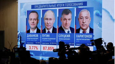 farsa electoral en rusia: putin gana las presidenciales con mas del 87% de los votos