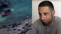 desgarrador testimonio de balsero cubano recien llegado a miami. unico sobreviviente de su embarcacion