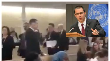 bofetada mundial: dejan solo a canciller de maduro en la onu cuando iba a pronunciar su discurso