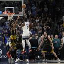Timberwolves vencen a Warriors en tiempo extra 119-114