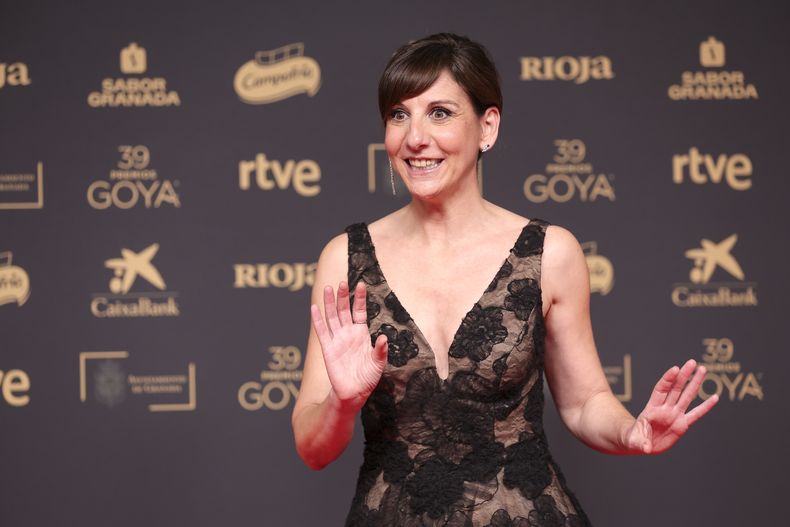 Malena Alterio llega a la 39ª edición de los Premios Goya en Granada, España, el sábado 8 de febrero de 2025, en Granada. (Foto AP/Fermin Rodriguez)