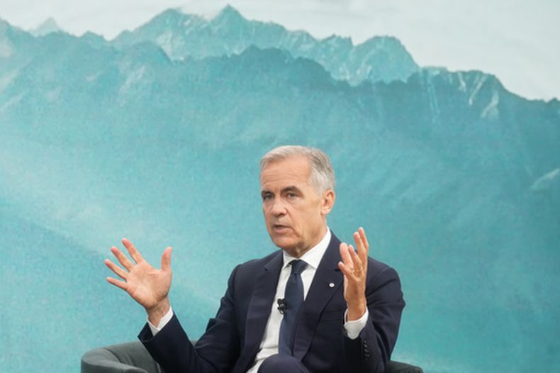 El primer ministro canadiense Mark Carney en un evento en Toronto el 15 de septiembre del 2026. (Nathan Denette /The Canadian Press via AP)