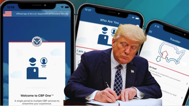 primera medida de trump: pone fin al cbp one