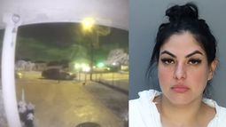 revelan imagenes del incidente donde una mujer intento asesinar a su ex pareja en hialeah