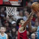 Nurkic encabeza ataque de Blazers en triunfo sobre Hornets