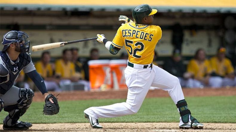 Céspedes se convirtió en el primer toletero en 15 años que revalida el título en el Derby de jonrones, al despachar el lunes 9-1 a Todd Frazier en la última ronda. Emuló a Ken Griffey Jr., campeón en las ediciones de 1998 y 1999.