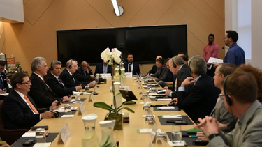 diaz canel se reune con congresistas, senadores y directivos de grandes companias tecnologicas en nueva york